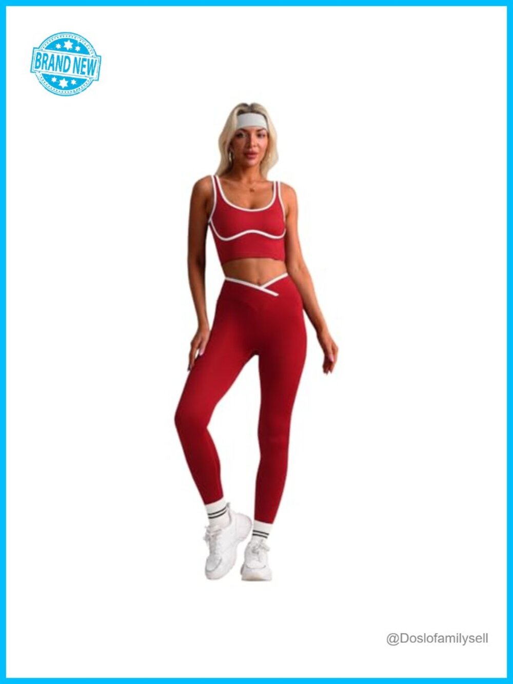 Women's Seamless Workout Set High Waist Yoga Pants & Tank Top 2 Piece